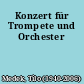 Konzert für Trompete und Orchester