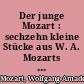 Der junge Mozart : sechzehn kleine Stücke aus W. A. Mozarts Jugendzeit ; für zwei c"-Sopran- und eine f'-Altflöte