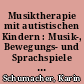 Musiktherapie mit autistischen Kindern : Musik-, Bewegungs- und Sprachspiele zur Integration gestörter Sinneswahrnehmung